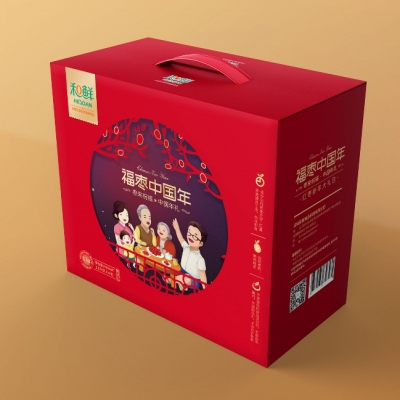 和鲜食品红枣年货高档包装礼盒